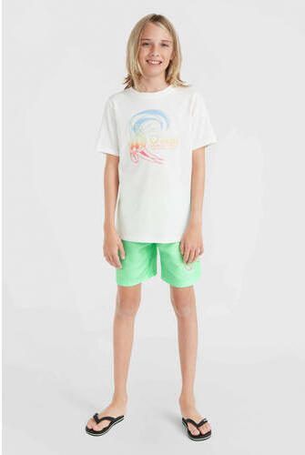 O'Neill T-shirt met printopdruk wit Jongens Katoen Ronde hals Printopdruk 164 - Foto 3
