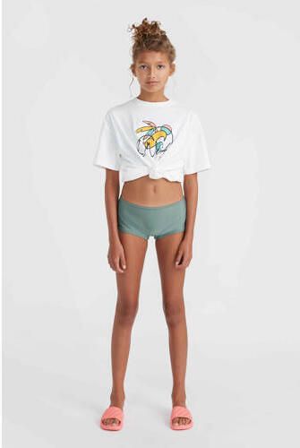 O'Neill T-shirt met printopdruk wit Meisjes Katoen Ronde hals Printopdruk 116