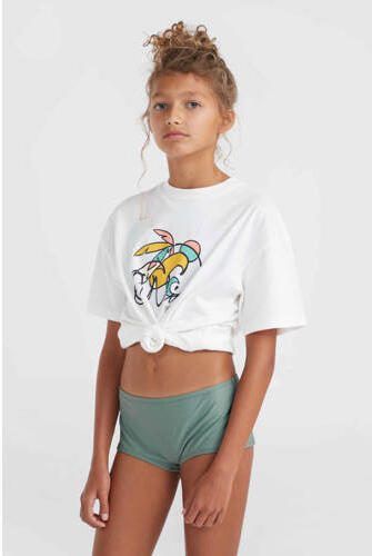 O'Neill T-shirt met printopdruk wit Meisjes Katoen Ronde hals Printopdruk 116 - Foto 2