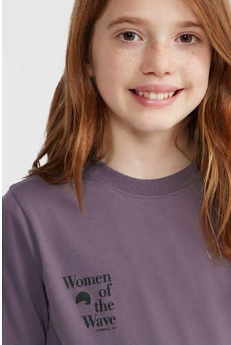 O'Neill T-shirt paars Meisjes Katoen Ronde hals Effen 128 - Foto 2