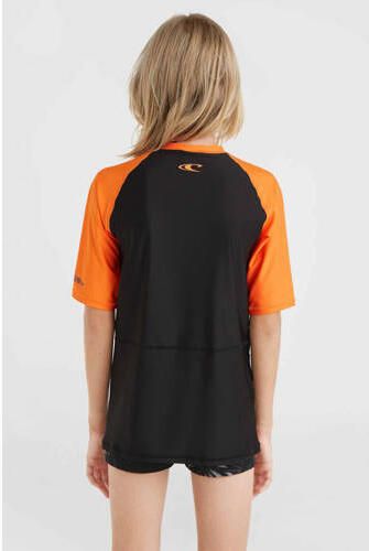 O'Neill UV T-shirt Cali zwart oranje UV shirt Jongens Polyester Ronde hals 176