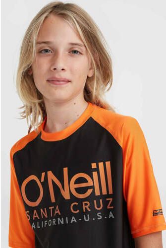 O'Neill UV T-shirt Cali zwart oranje UV shirt Jongens Polyester Ronde hals 176 - Foto 2