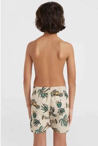 O'Neill zwemshort Cali beige Jongens Polyester All over print 128