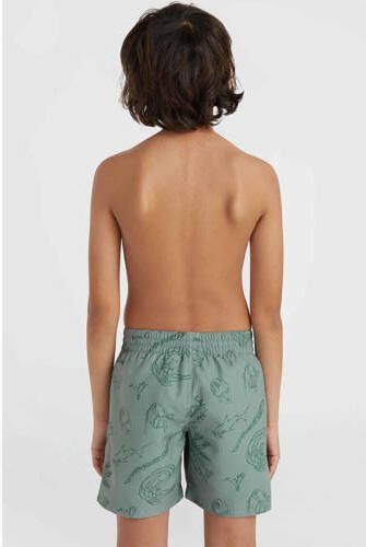 O'Neill zwemshort Cali grijsgroen Jongens Polyester All over print 104 - Foto 3