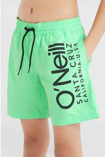 O'Neill zwemshort Cali neon groen Jongens Polyester Logo 128 - Foto 2
