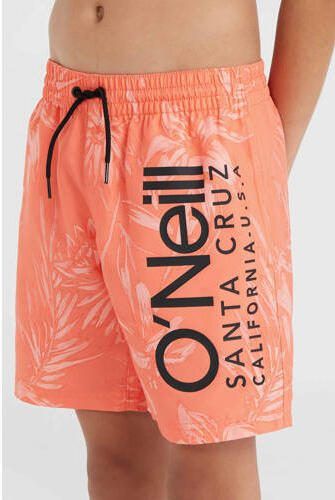 O'Neill zwemshort met logo koraaloranje Jongens Polyester Logo 116 - Foto 3