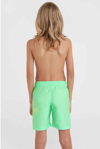 O'Neill zwemshort met printopdruk neon groen Jongens Polyester Effen 176 - Foto 2