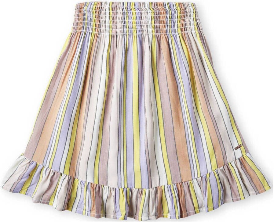O'Neill gestreepte rok multi stripe Geel Meisjes Viscose Streep 164
