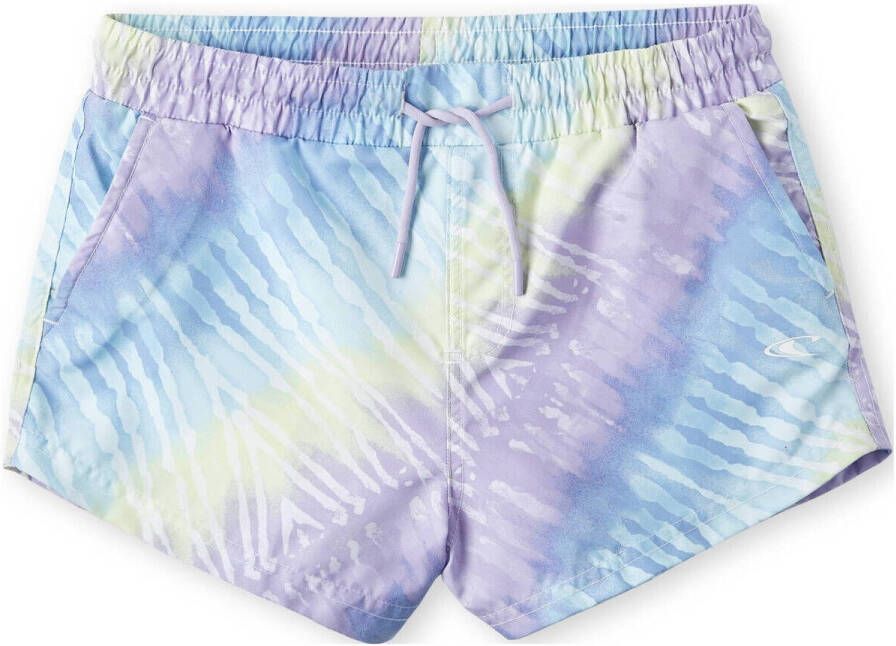O'Neill tie-dye zwemshort Anglet lila blauw geel