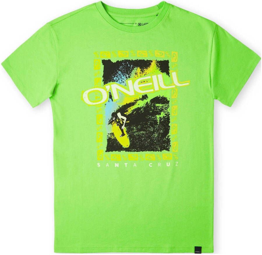 O'Neill T-shirt Anders met printopdruk groen Jongens Katoen Ronde hals 104