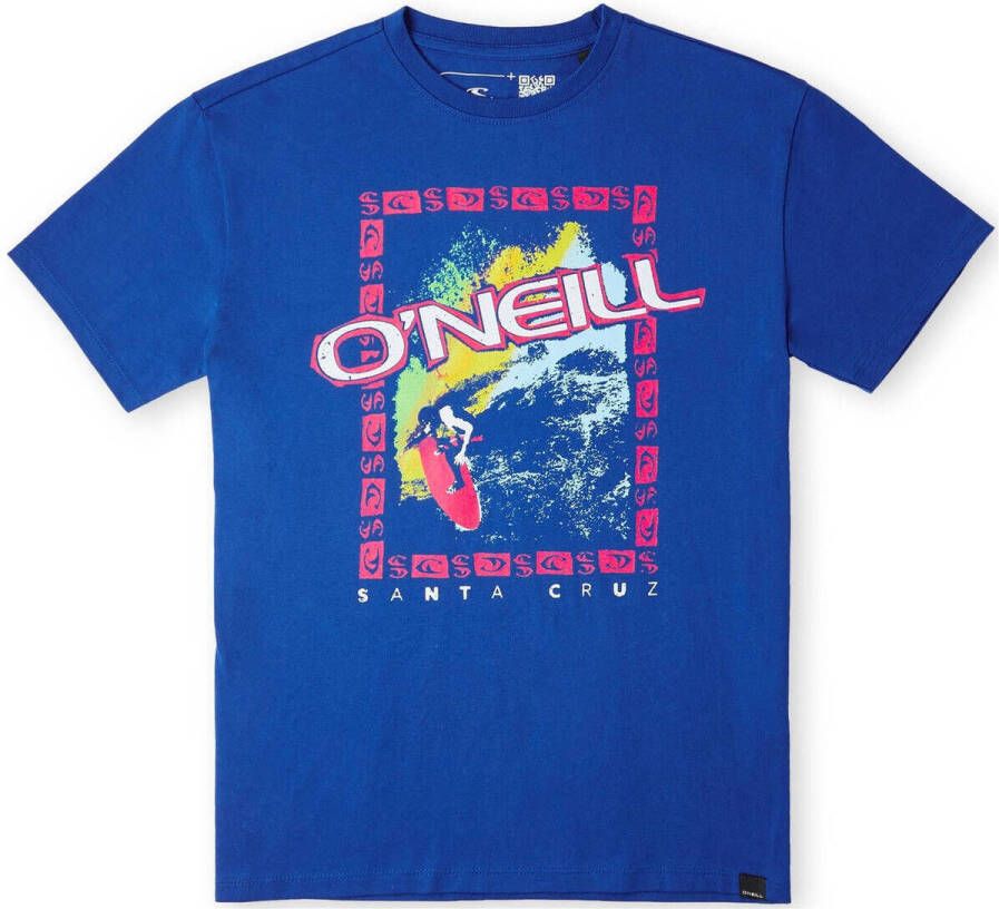 O'Neill T-shirt Anders met printopdruk blauw Jongens Katoen Ronde hals 104