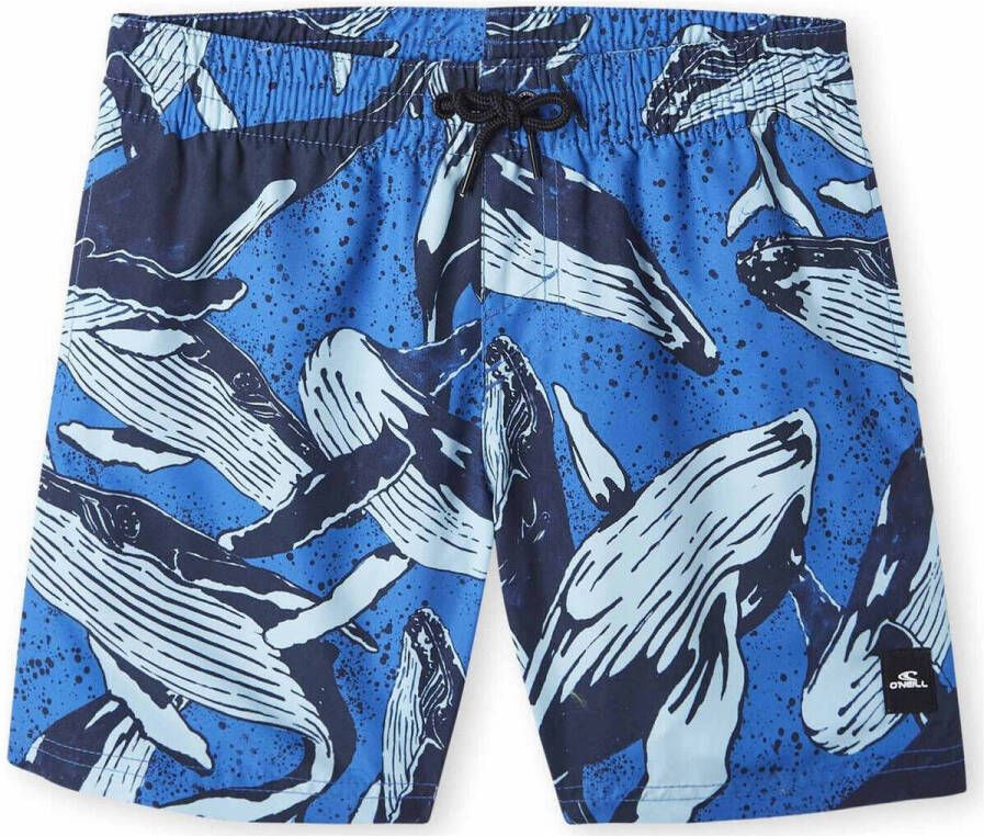 O'Neill zwemshort Cali blauw Jongens Gerecycled polyester (duurzaam) All over print 140