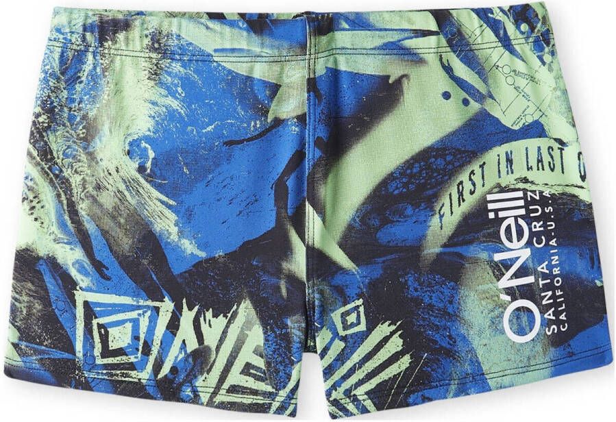 O'Neill zwemboxer Crazy blauw groen