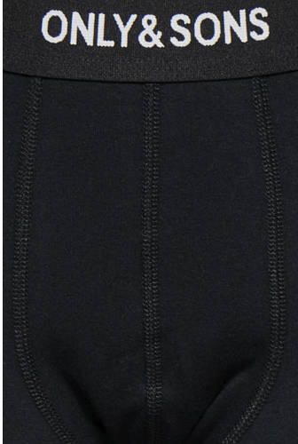 ONLY & SONS JUNIOR boxershort zwart (set van 5) Jongens Stretchkatoen - Foto 4