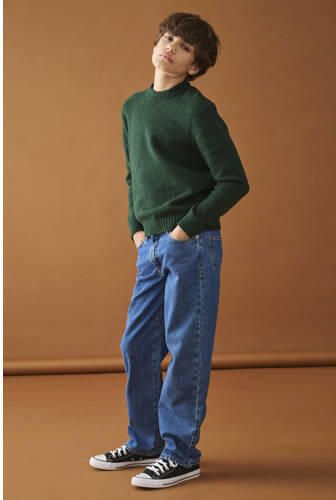 ONLY & SONS JUNIOR loose fit jeans medium blue denim Blauw Effen - Foto 3