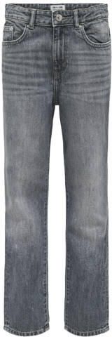 ONLY & SONS JUNIOR OSJEDGE straight leg jeans grey denim Grijs Effen