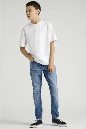ONLY & SONS JUNIOR relaxed tapered jeans medium blue denim Blauw Effen - Foto 4