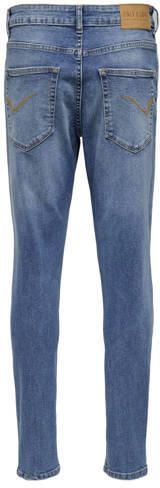 ONLY & SONS JUNIOR relaxed tapered jeans medium blue denim Blauw Effen - Foto 5