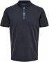 ONLY & SONS slim fit polo ONSTRAVIS dark navy - Thumbnail 3