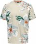 ONLY & SONS regular fit T-shirt ONSKLOP met all over print silver lining - Thumbnail 2