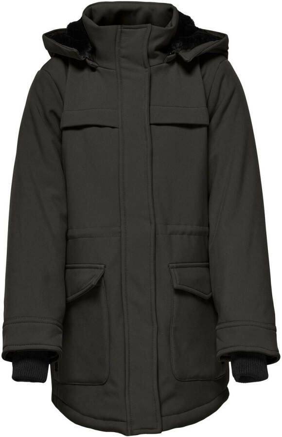 ONLY KIDS GIRL winterjas KOGMAASTRICHT donkergroen