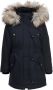Only KIDS GIRL winterjas KOGIRIS donkerblauw Meisjes Polyester Capuchon 128 - Thumbnail 3