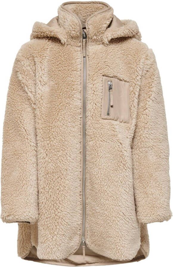 Only Regular fit jack van teddybont met afneembare capuchon model 'SASCHA LIFE' - Foto 2