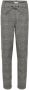 Only KIDS geruite broek Pop grijs melange zwart wit Meisjes Polyester Ruit 116 - Thumbnail 3