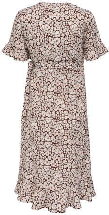 ONLY MATERNITY gebloemde zwangerschapsjurk OLMOLIVIA multi Dames Polyester V-hals XXL - Foto 2