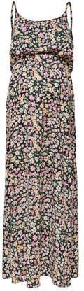 ONLY MATERNITY gebloemde zwangerschapsjurk OLMWINNER multi Dames Polyester Ronde hals XXL - Foto 3