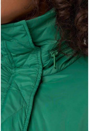 ONLY MATERNITY gewatteerde zwangerschapsjas winter OLMPETRA groen Dames Nylon Capuchon XL - Foto 3