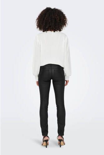 ONLY MATERNITY low waist skinny zwangerschapsjeans OLMKENDELL zwart Dames Viscose XL-32 - Foto 4