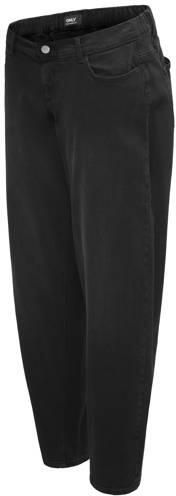 ONLY MATERNITY Olmluma low waist zwangerschaps straight leg jeans black denim Zwart maat XL-32 - Foto 3
