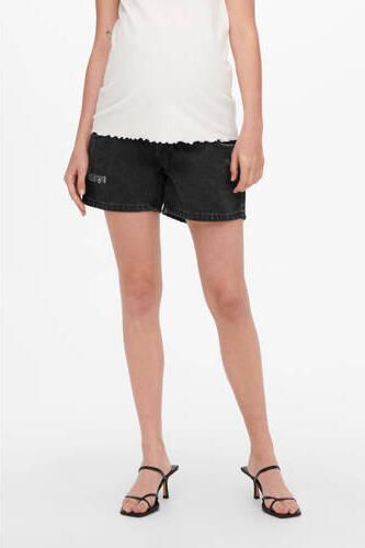 ONLY MATERNITY regular fit short black denim Korte broek Effen XS