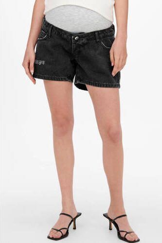 ONLY MATERNITY regular fit short black denim Korte broek Effen XS - Foto 2