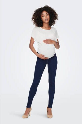 ONLY MATERNITY skinny jegging OLMRAIN dark blue denim Jeans Blauw Dames Viscose XS-32 - Foto 2