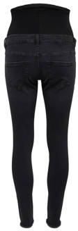 ONLY MATERNITY skinny zwangerschaps jegging OLMBLUSH washed black Jeans Zwart Dames Stretchdenim maat XXL-32 - Foto 2