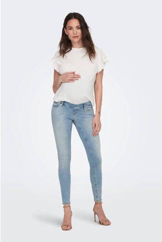 ONLY MATERNITY skinny zwangerschapsjeans OLMBLUSH lichtblauw Dames Stretchkatoen XXL-32 - Foto 2