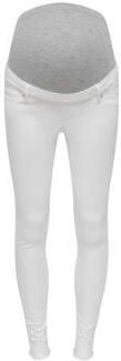 ONLY MATERNITY skinny zwangerschapsjeans OLMBLUSH wit Dames Stretchdenim XXL-32 - Foto 5