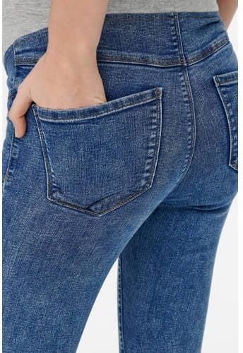 ONLY MATERNITY skinny zwangerschapsjeans OLMRAIN stonewashed Blauw Dames Viscose XL-32 - Foto 2