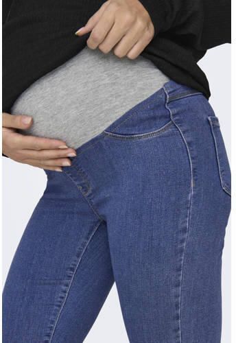 ONLY MATERNITY skinny zwangerschapsjeans OLMRAIN stonewashed Blauw Dames Viscose XL-32 - Foto 3