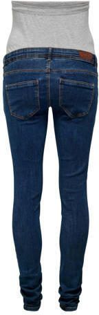 ONLY MATERNITY skinny zwangerschapsjeans OLMWAUW dark blue denim Blauw Dames Stretchdenim XXL-32 - Foto 2