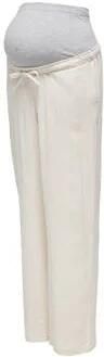 ONLY MATERNITY straight fit broek OLMSIESTA ecru Dames Viscose Effen XXL-32 - Foto 3