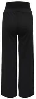 ONLY MATERNITY wide leg broek OLMFEVER zwart Dames Stretchkatoen Effen XXL