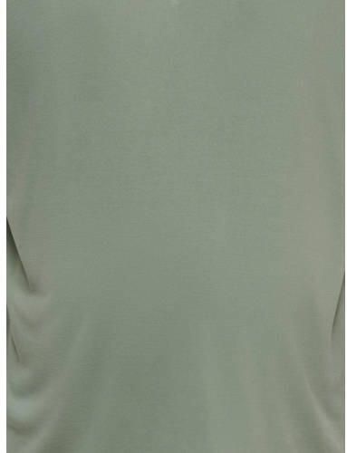 ONLY MATERNITY zwangerschaps T-shirt groen Dames Modal V-hals Effen maat L - Foto 4