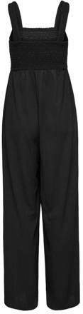 ONLY MATERNITY zwangerschapsjumpsuit OLMELISE zwart Dames Polyester Vierkante hals XXL