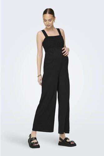 ONLY MATERNITY zwangerschapsjumpsuit OLMELISE zwart Dames Polyester Vierkante hals XXL - Foto 2