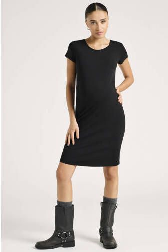 ONLY MATERNITY zwangerschapsjurk OLMLOVELY bruin zwart (set van 2) Dames Katoen Ronde hals maat XL - Foto 10