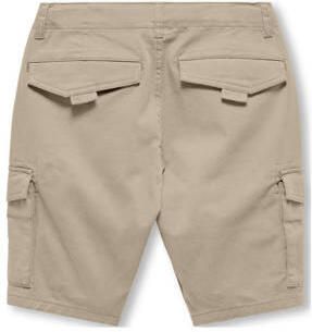 Only KIDS BOY cargo short KOBMAXWELL beige Korte broek Jongens Stretchkatoen 134