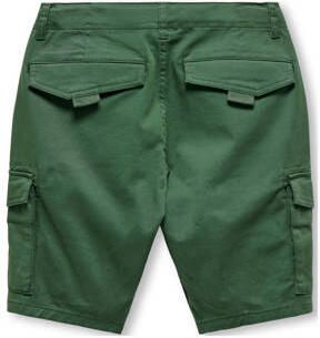Only KIDS BOY cargo short KOBMAXWELL donkergroen Korte broek Jongens Stretchkatoen 134